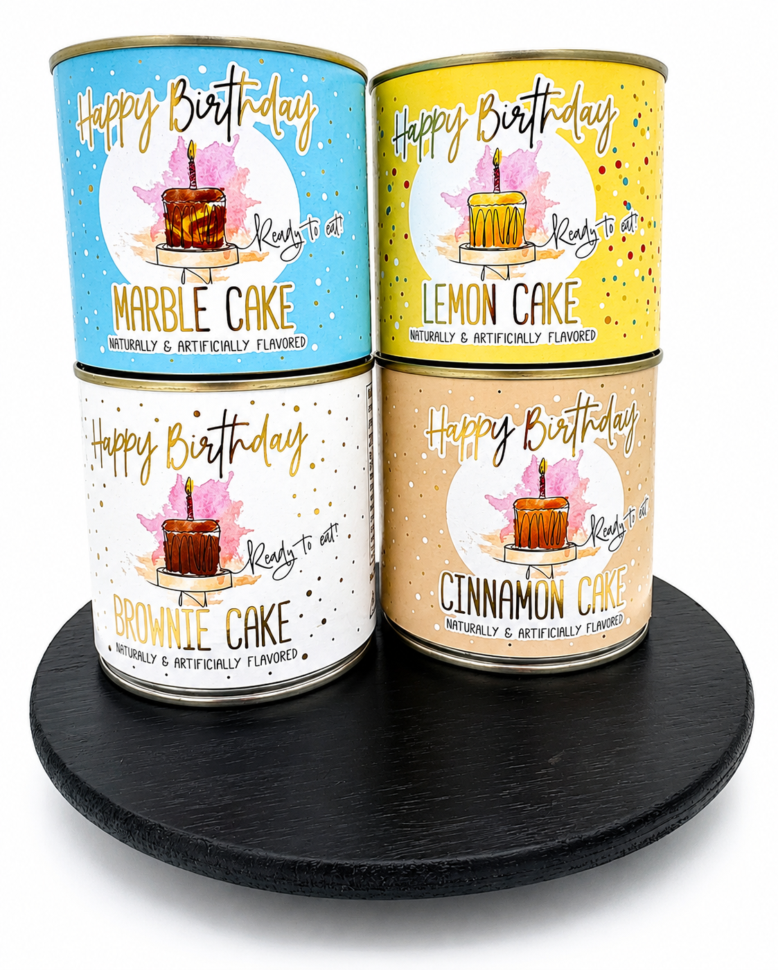 Celebratory Canned Cakes